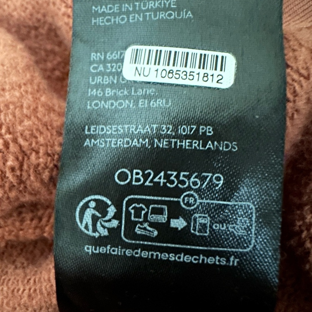 Anthropologie Pilcro Rust Fringe Hoodie Boho Western L - Picture 7 of 8